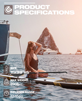 Planche de surf gonflable en PVC en gros pour le surf aquatique avec garantie de 2 ans et certificat CE