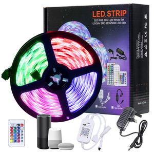 Alexa Google Home Tuya <span class=keywords><strong>Wifi</strong></span> IP65 Tira de luces <span class=keywords><strong>LED</strong></span> flexible a prueba de agua Tira de luces <span class=keywords><strong>LED</strong></span> RGB - Product Image 3