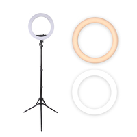 Anneau lumineux LED circulaire pour téléphone portable TikTok, design personnalisé, avec trépied et éclairage LED pour la photographie et le maquillage