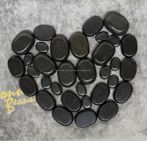 36 Piezas de Piedras de Masaje Calientes de Basalto Volcánico Natural, Kit Profesional de Piedras Energéticas Calentadas para SPA, para Relajación Corporal - Product Image 1