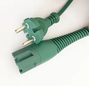 Europese 2 Pin Schuko Vorwerk Kobold Netsnoer VK130 Vk135 Vk140 Vk150 Vk200 Netsnoer