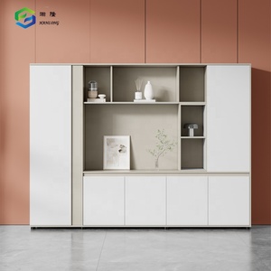 Librería grande <span class=keywords><strong>de</strong></span> madera maciza <span class=keywords><strong>de</strong></span> venta directa, archivador blanco moderno para uso escolar y hospitalario - Product Image 1