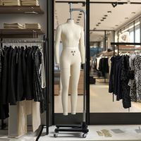 Maniquí de Cuerpo Entero Femenino Blanco de Alta Gama, Tallas Europeas/Americanas, con Cabeza y Brazos de Espuma de PU para Aplicaciones de Sastrería