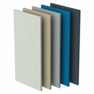 Panneau acoustique en feutre ignifuge standard européen 25 mm, matériau absorbant le son, fibre de polyester PET, panneau acoustique - Product Image 1