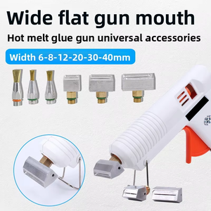Ugello per pistola colla a caldo esteso, intercambiabile, punta di ricambio per pistola colla, ugello dosatore per incollaggio in angolo profondo - Product Image 5