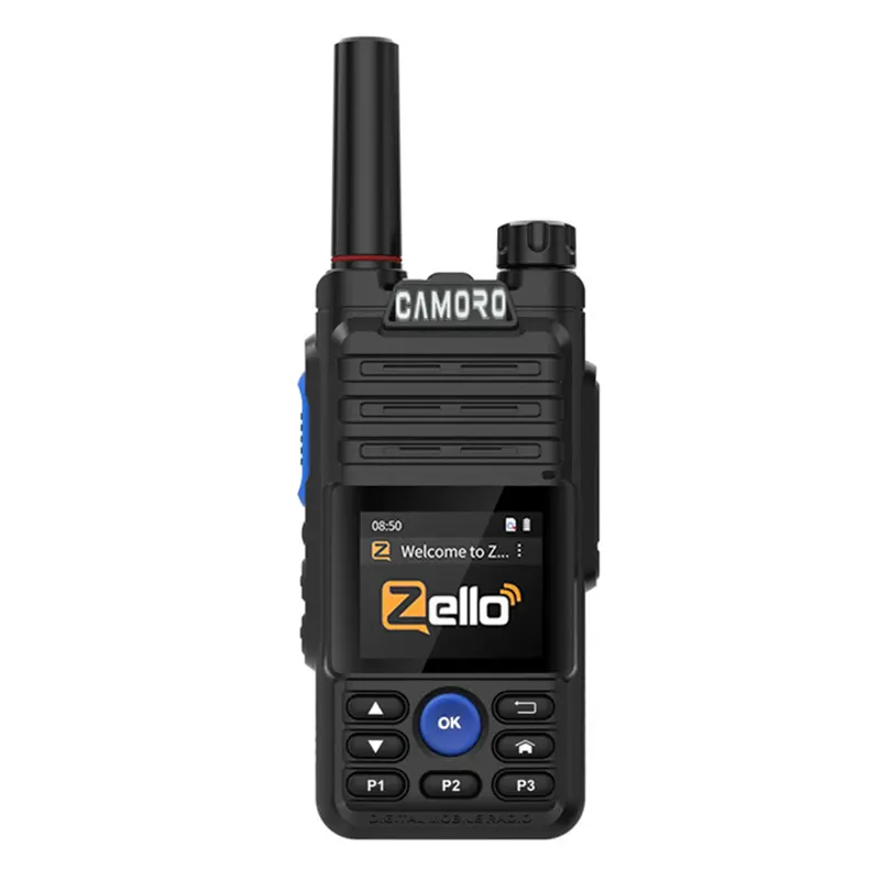 Camoro Gcamolech Zello Realptt Poc Radio Dua Arah Walkie Talkie Jaringan 4G Sim Jarak Jauh 50Km 100 Km Jarak Gps Wifi Radio 2 Arah