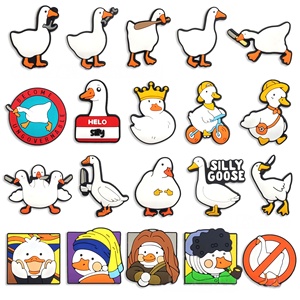 Più venduti Charms per scarpe Stupid Goose, all'ingrosso, decorazioni e accessori per scarpe a tema animali, Charms per scarpe a tema cartoni animati per zoccoli - Product Image 1
