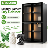 Kabinet Pengering Filamen Printer 3D dengan Saringan Molekuler, Kontrol Kelembapan Berzona, Penyimpanan Dua Baris untuk PLA, PETG, ABS, TPU, Nylon, PVA, ASA