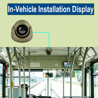 Caméra de surveillance compacte AHD pour véhicule 1080P, boîtier métallique, vision nocturne, connecteur audio pour bétonnière, construction, OEM/ODM