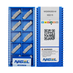 Insertos de carburo N5215 de la marca NIGEL, herramienta CNC, insertos de ranurado de carburo de corte para herramienta de torneado de acero inoxidable - Product Image 2