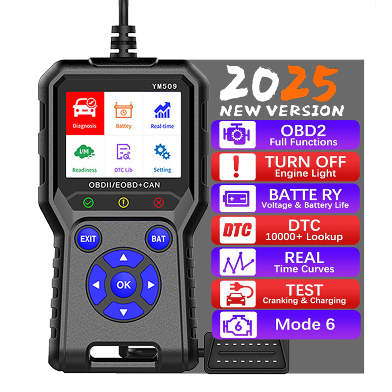 Automotive OBD2 Car Scan Tool and