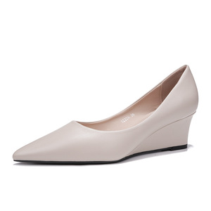 Chaussures compensées 5222A pour femmes, à bout pointu, à enfiler, pour l'été, talons rehaussants - Product Image 5