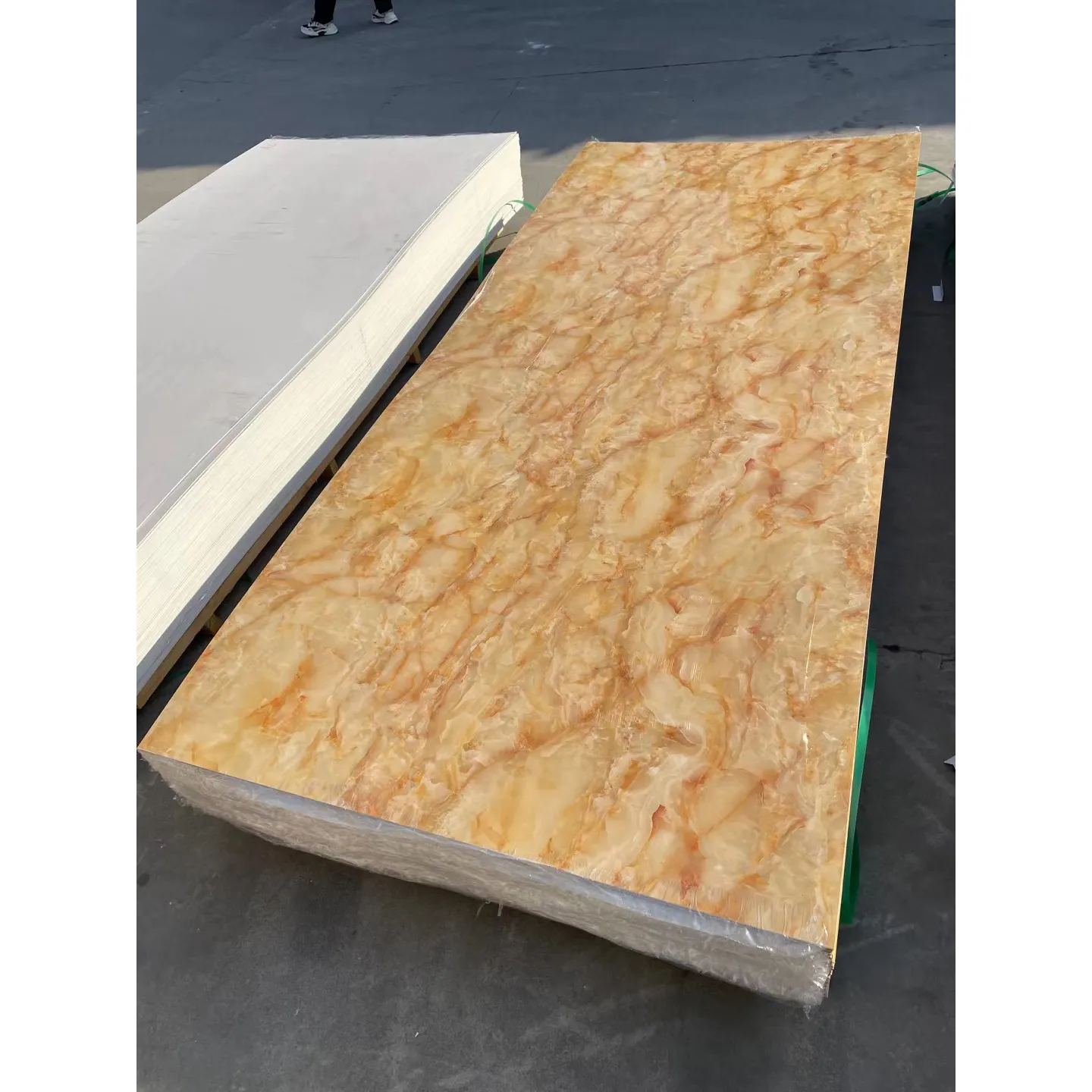 4X8 Ft PVC Uv Marble Sheet, PVC UV Wall Panel, Marble Thay Thế Panel 3Mm Pvc Uv Sheet