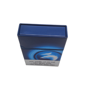 Metal Cigarette Box Metal Cigarette Box Packaging Tinplate Food Grade Material Portable Tin Case With Lid