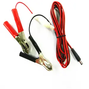 18AWG 12 Volt Verlängerung batterie Gleichstromst ecker 5, 5 2,1mm Stecker kabel 30a Krokodil klemmen Auto-Anschluss