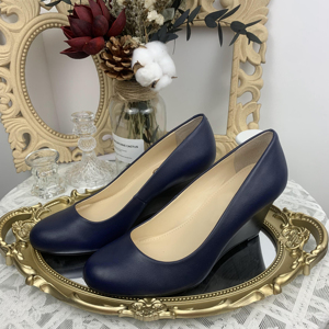 Scarpe da donna boutique personalizzate alla moda retrò punta tonda tacchi inclinati scarpe da donna scarpe da <span class=keywords><strong>sposa</strong></span> - Product Image 5