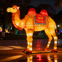 Maßgefertigte Chinesische Festival-Laternen Kamel-Laternen Tier-Laternen für Erntedankfest Weihnachtsdekoration Party Feiertagsbedarf