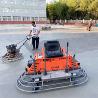 Talocheuse à béton thermique à double rotor, robuste, pour la finition des sols sur les grands chantiers de construction - Nouveauté