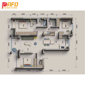 Servizio Professionale di Progettazione d'Interni 3D per Architetti, Rendering Architettonico Moderno per Showroom di Immobili, Modellazione 3D Max in <span class=keywords><strong>Legno</strong></span> - Product Image 5