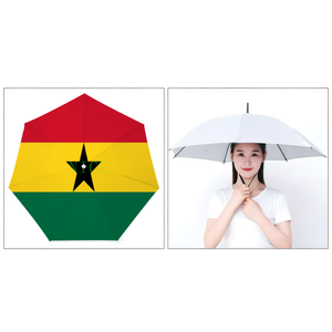 Chapeau parapluie personnalisé à thème drapeau national de Guam en gel argenté, parapluie de tête portable pour les voyages en extérieur et les scénarios de travail sur le terrain - Product Image 5