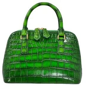New arrival elegant design ladies genuine crocodile skin handbag luxury leather tote bag for women