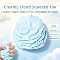 Jouet à presser réaliste en forme de crème : mignon, doux et portable pour le soulagement du stress et la relaxation
