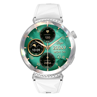 Belle montre connectée pour femmes HW-L2 Mini avec fonction de traduction, surveillance du sommeil et de la fréquence cardiaque, NFC, réponse aux messages vocaux, réveil