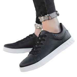 British Men's Summer Autumn Sports Leather <b>Shoes</b> Flat and Lightweight with Thick-<b>Sole</b> New Trendy Casual Walking Style - Product Image 6