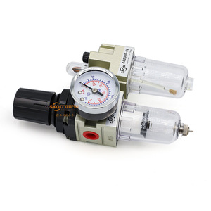 Processeur d'air comprimé Sxqd AC3010 03, unité pneumatique double avec manomètre pour usage industriel - Product Image 2