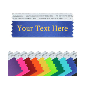 Rubans personnalisés avec logo imprimé, adhésifs double face, pour badges d'événements, de conférences et de congrès - Product Image 1