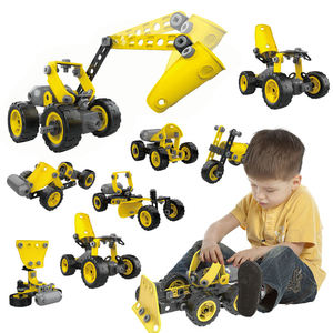 Jouet éducatif STEM pour enfants autistes, ensemble de construction de camions en plastique DIY de 112 pièces pour garçons de 6 à 12 ans - Product Image 1