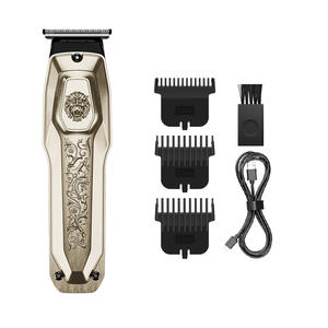 Перезаряжаемый триммер для волос с лезвием из нержавеющей стали и ЖК-дисплеем - Product Image 2