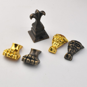Chinese Style Zinc Alloy Furniture Leg Base Heavy Duty Die Casting For Wooden Box Jewelry Gift Box <b>Corner</b> <b>Protector</b> Accessories - Product Image 3