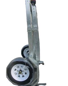 Cage utilitaire en acier argenté enduit de poudre de haute qualité/remorque EZ-hauler 500kg capacité 2440x1220mm CT0020AB - Product Image 4