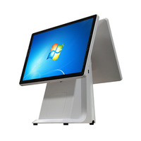 Terminal de sistema pos para restaurantes, dispositivo con pantalla táctil de 15,6 pulgadas, i3, 128GB, cajero