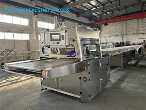 Trung Fude Chất Lượng Cao Đầy Đủ Tự Động Sô Cô La enrobing Dây Chuyền Sản Xuất Sô Cô La Thanh Lớp Phủ Máy - Product Image 4