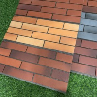 6*24 cm coloré mur briques bande décoration carrelage mural pour mur extérieur revêtement