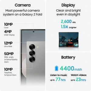 โทรศัพท์มือสองสภาพดี รุ่น <span class=keywords><strong>Galaxy</strong></span> Z <span class=keywords><strong>Fold</strong></span> 6 ความจุ 12GB+256GB/<span class=keywords><strong>512GB</strong></span>/1TB สมาร์ทโฟนพับได้ มือสอง - Product Image 4