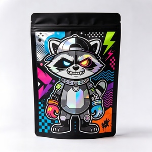 Custom Designed Printed Candy Stand Pouch Matte PE Reusable 3.5g 7g 14g Aluminum Mylar Food Packaging Bags Pet Canned Foods - Product Image 4