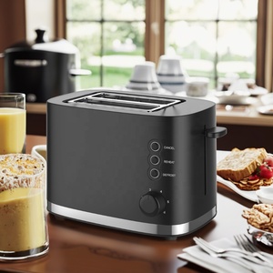 Đa chức năng 2-lát tự động pop-up thép không gỉ điện bữa ăn sáng bánh sandwich nướng bánh mỳ - Product Image 1