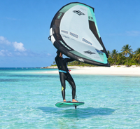 Planche de wing foil gonflable, qualité abordable, meilleur rapport qualité-prix, équipement de wing foil de niveau débutant pour les nouveaux riders
