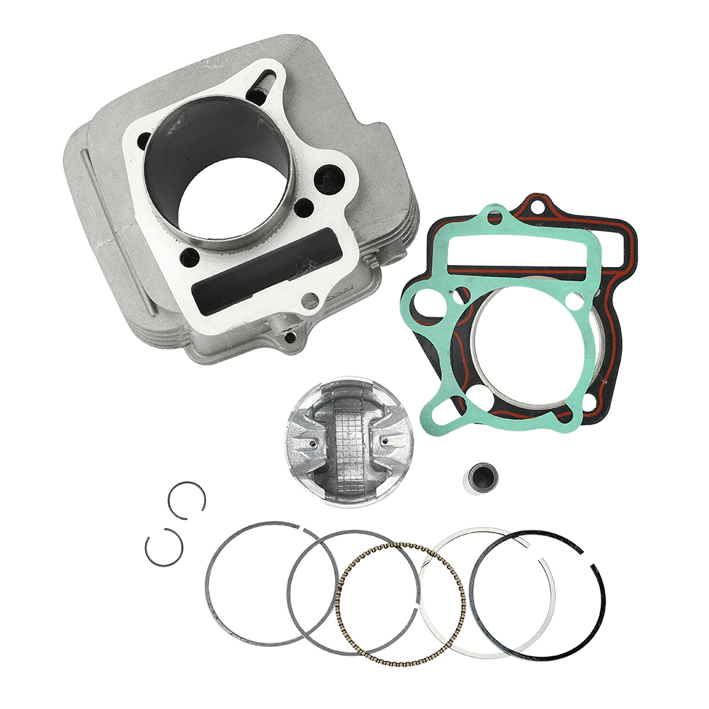 Оптовая продажа, 56 мм Корпус цилиндра двигателя, штифт, поршни, кольца, прокладка для YX140 YX 140cc, сборка двигателя питбайка, мотоцикла