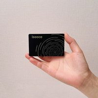 Traceur GPS intelligent Wi-Fi ISOOCO, le cadeau d'anniversaire idéal, compatible iOS, localisateur FindMy, puce de clé en plastique, vente en gros