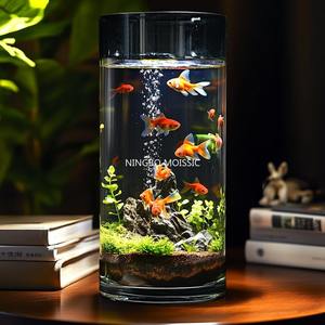 Cylindrical <b>Glass</b> <b>Vase</b> Used for Dining Tables Party Banquet Wedding Home Decoration - Product Image 6