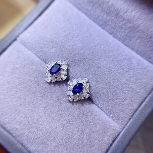 Boucles d'oreilles à quantité minimale de commande basse classiques <span class=keywords><strong>CMA</strong></span> Vintage plaqué or saphir naturel pour femmes fête de mariage - Product Image 6