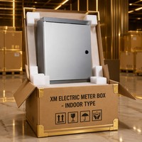 Boîtier de distribution personnalisable pour compteur d'énergie intérieur série XM, 1 phase, 3 phases, 6 kA, protection contre les courts-circuits, norme GB IEC, homologué pour le gouvernement