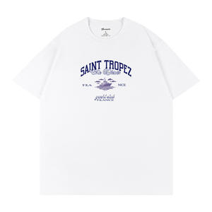 Camiseta de Jersey para Hombre, Negra y Blanca, Manga Corta, 100% Algodón, Transpirable, Q91 - Product Image 1