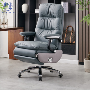 Chaise de bureau exécutive moderne pour la maison avec accoudoirs articulés, fonction de relaxation inclinable, confortable pour l'ordinateur P128-PM-GM Working C - Product Image 1