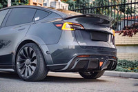 Nuevo Kit de Carrocería de Fibra de Carbono para Tesla Model Y, Difusor Delantero, Faldones Laterales, Alerón, Capó, Kit de Carrocería Original con Calidad 1:1