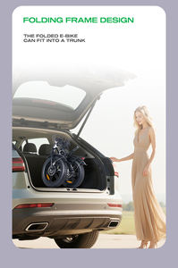 Vélo électrique tout-terrain de 20 pouces avec frein hydraulique, vélo de ville électrique à batterie au lithium de 48V, 500W, 15Ah, en stock - Product Image 5